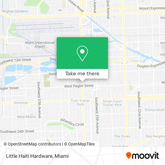 Mapa de Little Haiti Hardware