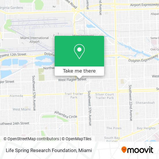 Life Spring Research Foundation map