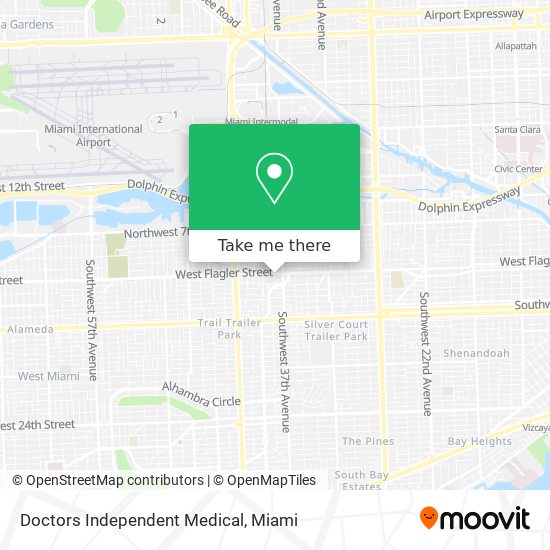 Doctors Independent Medical map