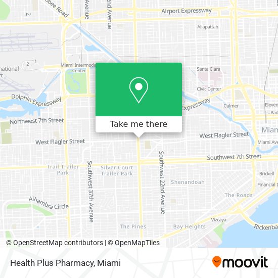 Mapa de Health Plus Pharmacy