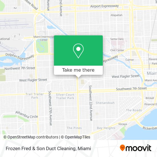 Frozen Fred & Son Duct Cleaning map