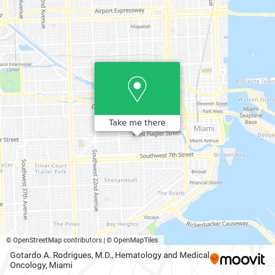 Gotardo A. Rodrigues, M.D., Hematology and Medical Oncology map