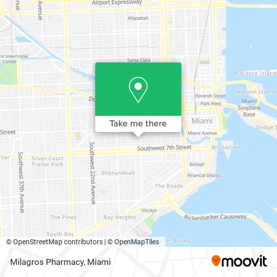 Milagros Pharmacy map