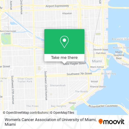 Mapa de Women's Cancer Association of University of Miami