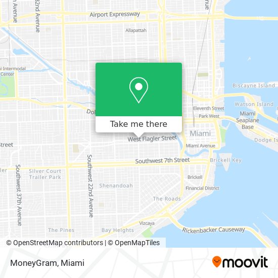 MoneyGram map