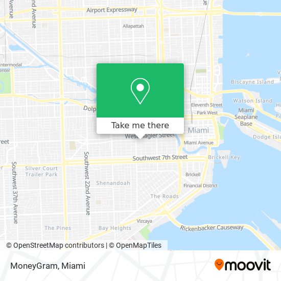 MoneyGram map