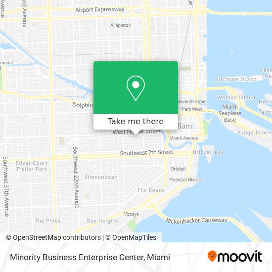 Mapa de Minority Business Enterprise Center