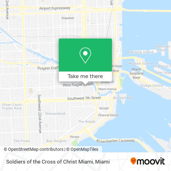 Soldiers of the Cross of Christ Miami map
