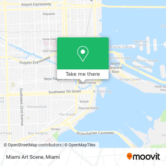 Mapa de Miami Art Scene