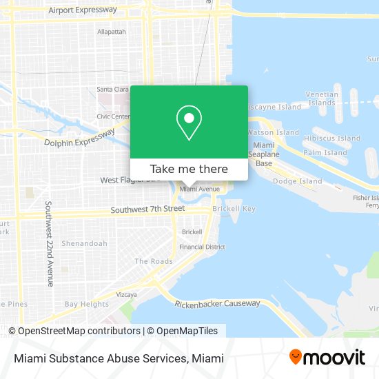 Miami Substance Abuse Services map