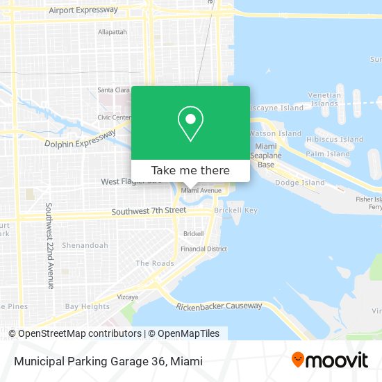 Municipal Parking Garage 36 map