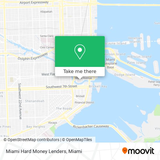 Mapa de Miami Hard Money Lenders