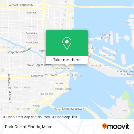 Mapa de Park One of Florida
