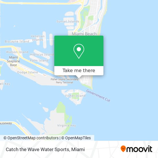 Catch the Wave Water Sports map