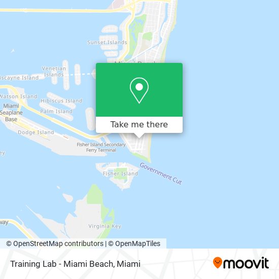Training Lab - Miami Beach map