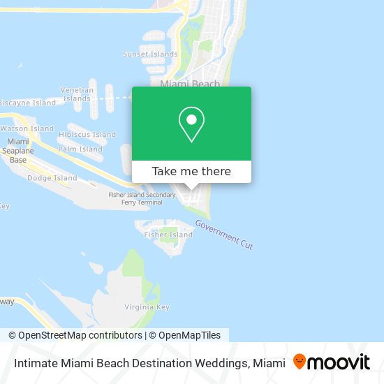 Intimate Miami Beach Destination Weddings map