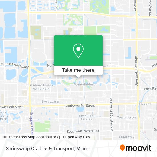 Shrinkwrap Cradles & Transport map