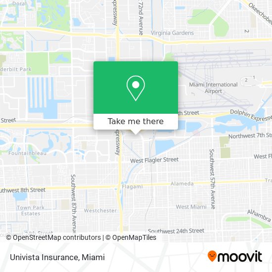 Univista Insurance map