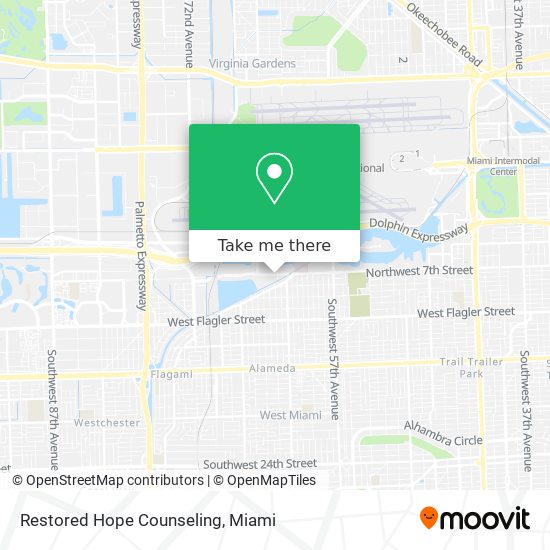 Mapa de Restored Hope Counseling