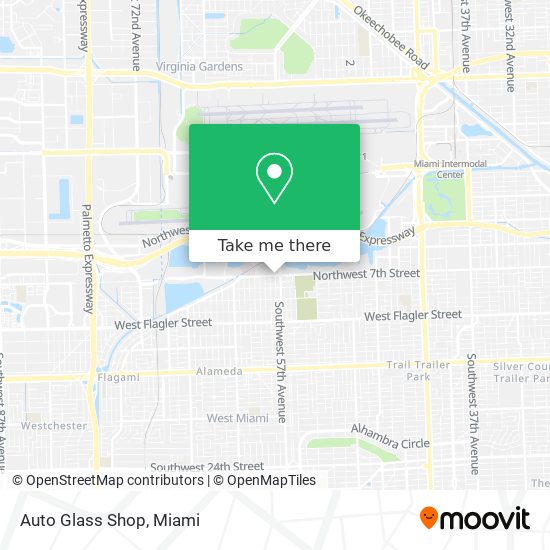 Mapa de Auto Glass Shop