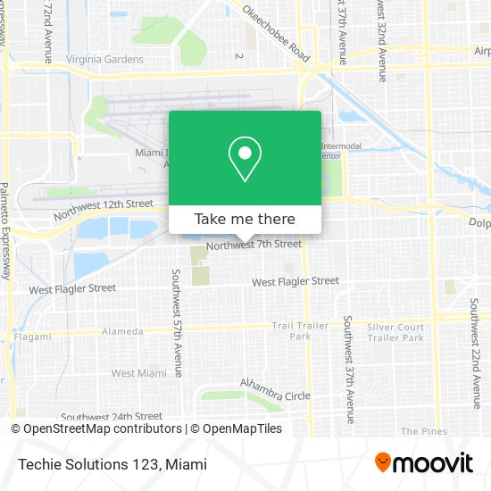 Mapa de Techie Solutions 123