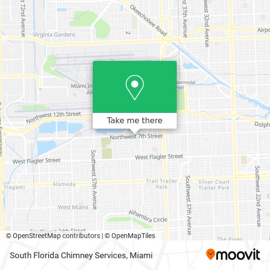 Mapa de South Florida Chimney Services