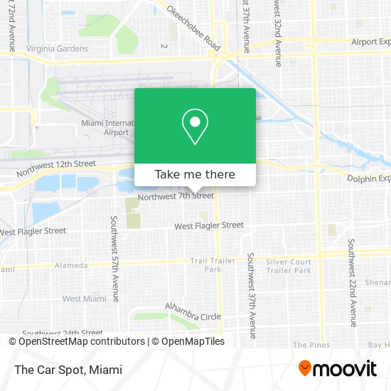 The Car Spot map