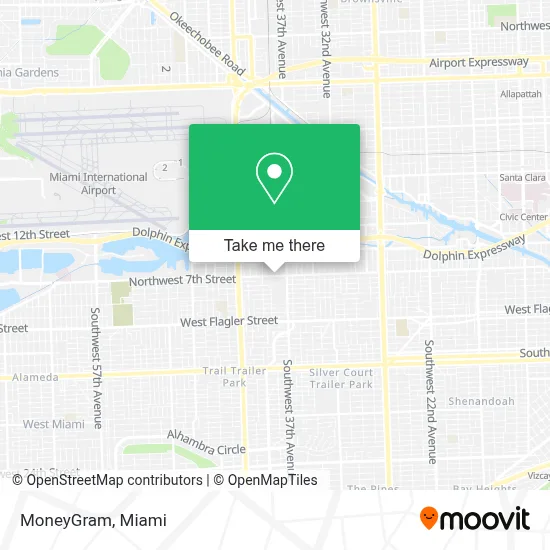 MoneyGram map