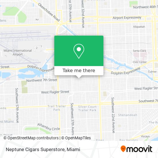 Neptune Cigars Superstore map