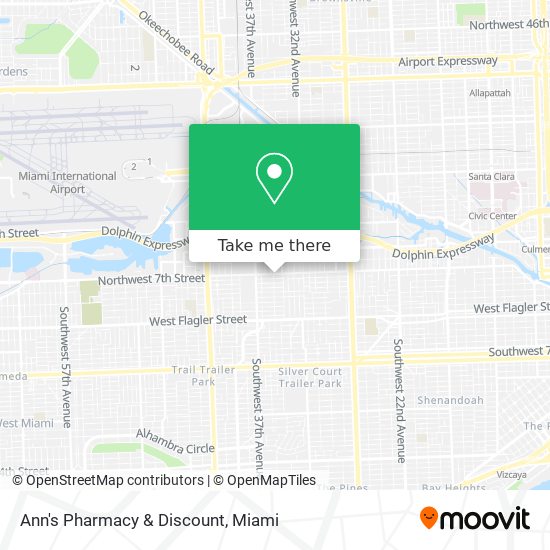 Ann's Pharmacy & Discount map