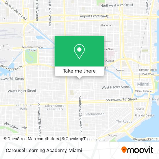 Carousel Learning Academy map