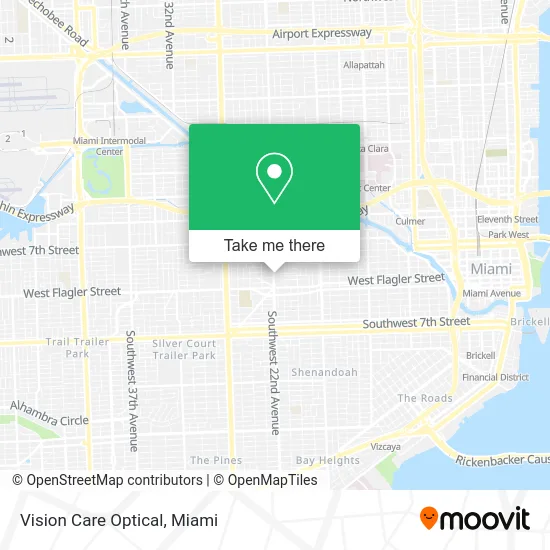 Vision Care Optical map