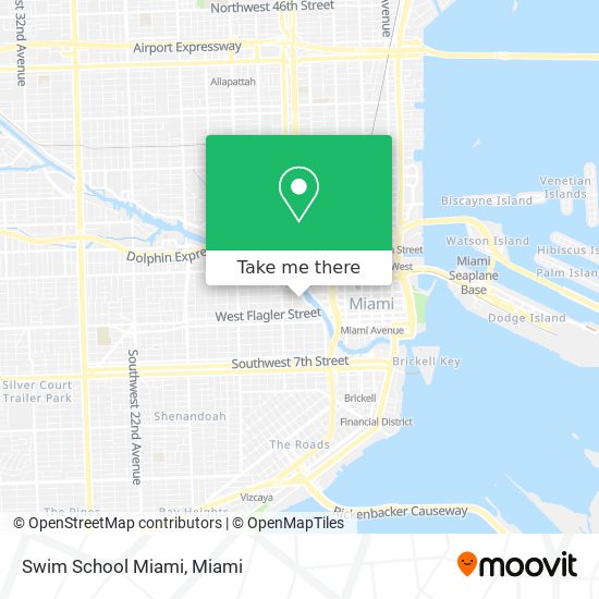 Mapa de Swim School Miami