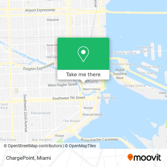 Mapa de ChargePoint