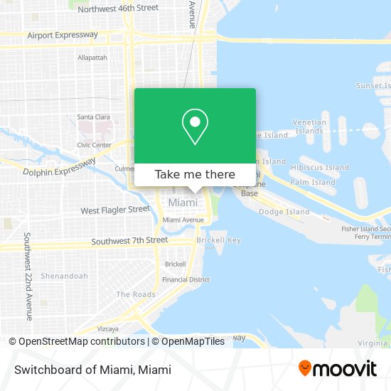 Mapa de Switchboard of Miami