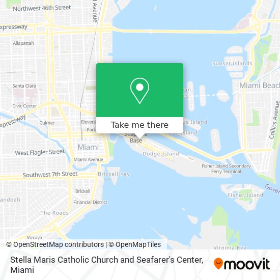 Stella Maris Catholic Church and Seafarer's Center map