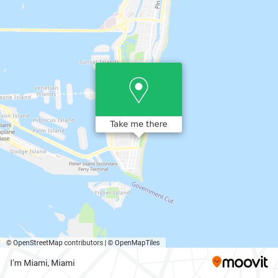 I'm Miami map