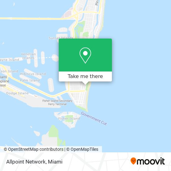 Mapa de Allpoint Network