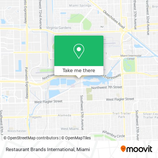 Mapa de Restaurant Brands International