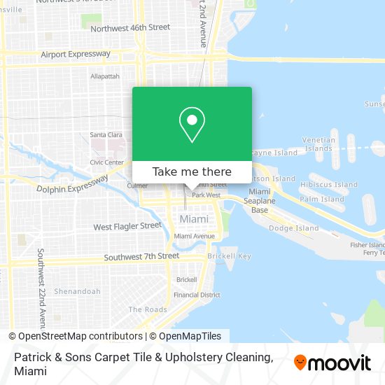 Patrick & Sons Carpet Tile & Upholstery Cleaning map