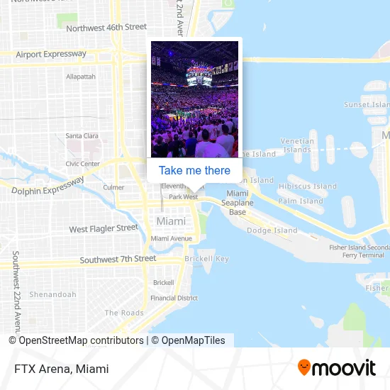 FTX Arena map