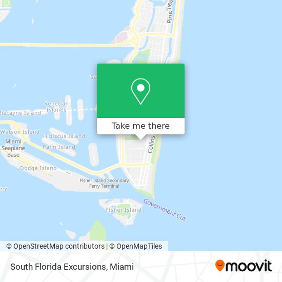 South Florida Excursions map