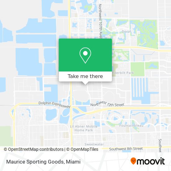 Maurice Sporting Goods map