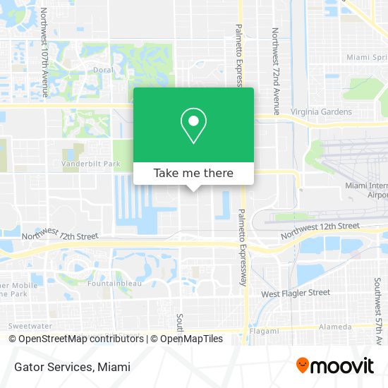 Gator Services map