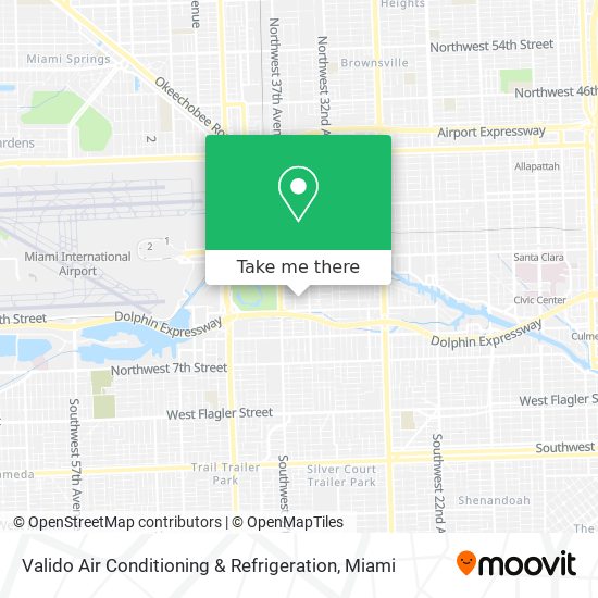 Mapa de Valido Air Conditioning & Refrigeration