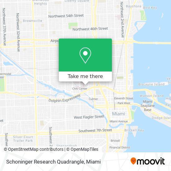 Schoninger Research Quadrangle map
