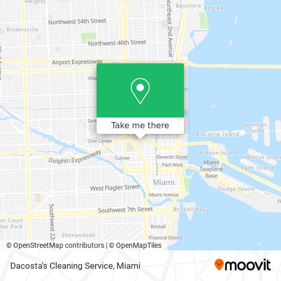Dacosta's Cleaning Service map