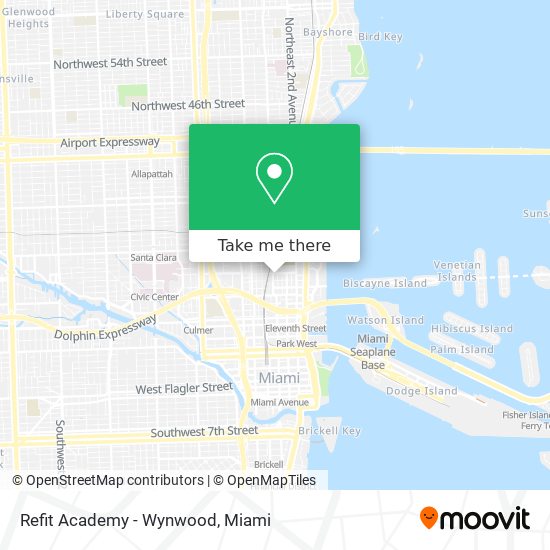 Refit Academy - Wynwood map