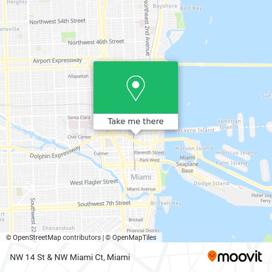 Mapa de NW 14 St & NW Miami Ct