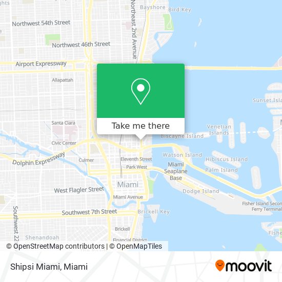 Shipsi Miami map